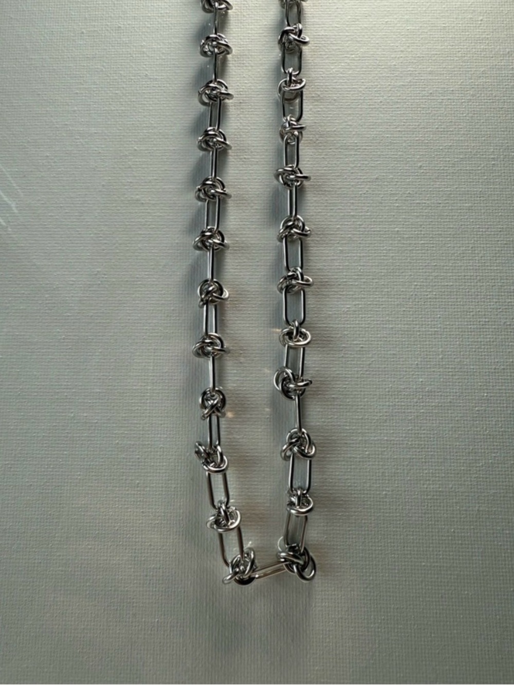 Elegant Silver Chain Necklace - Picture 10 of 10